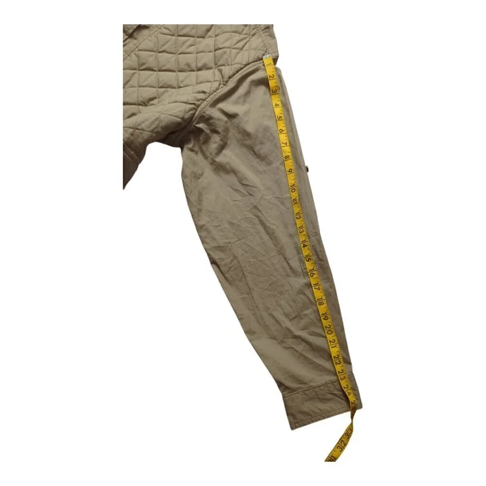 WOOLRICH Size L Men's Hunting Shooting Shirt Insulated Pads  Khaki Sportsman - Picture 7 of 13